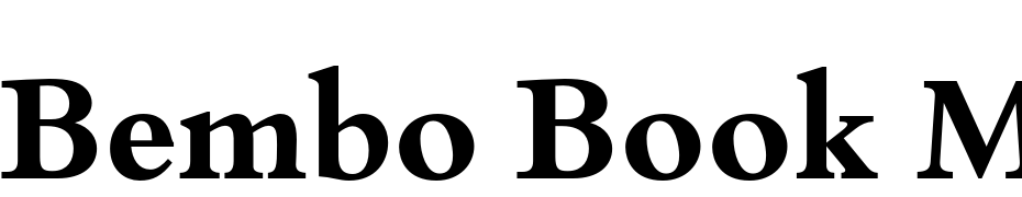 Bembo Book MT Pro Bold cкачати шрифт безкоштовно